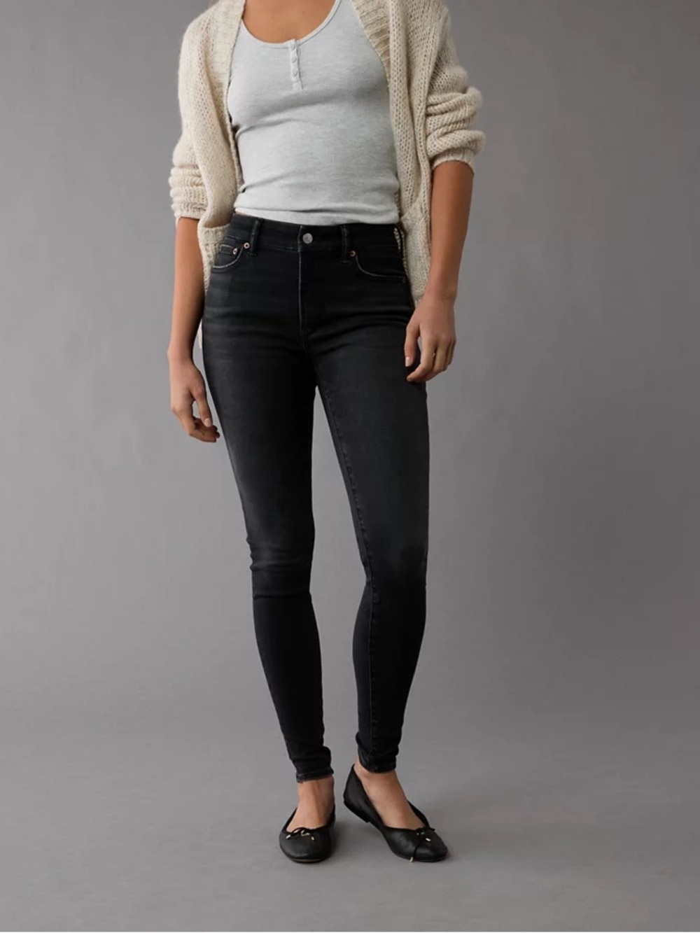 American Eagle black Next Level Stretch Jeans